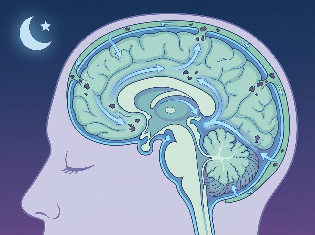 Sistema glinfático do cérebro durante o sono